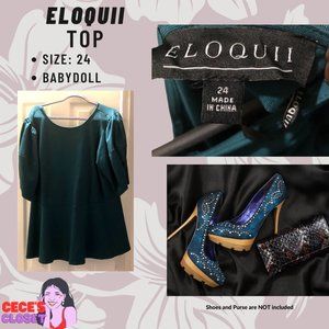 ELOQUII Babydoll Top | Size: 24